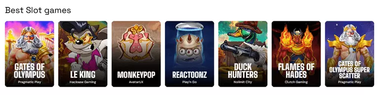 Bitcasino slots