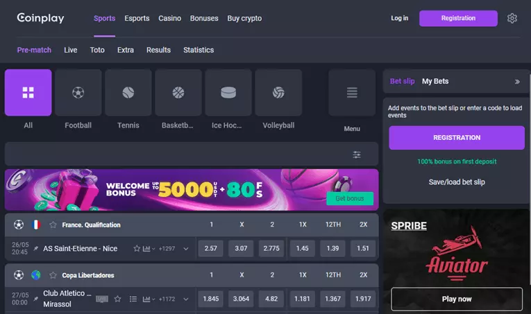 Coinplay sport