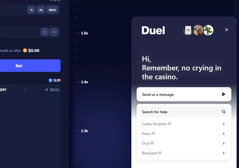 Duel support