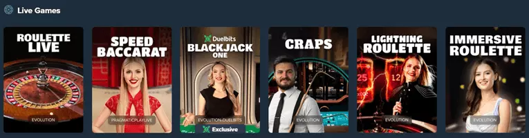 Duellbits live games