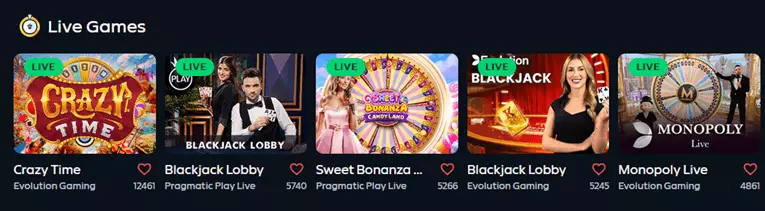 Gamdom live games