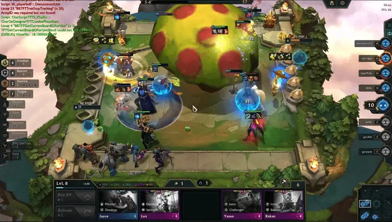 League of Legendsâ Live Teamfight Analysis Fantasy