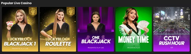 Lucky Block live casino