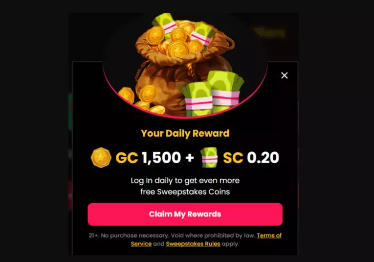 Megabonanza daily bonus