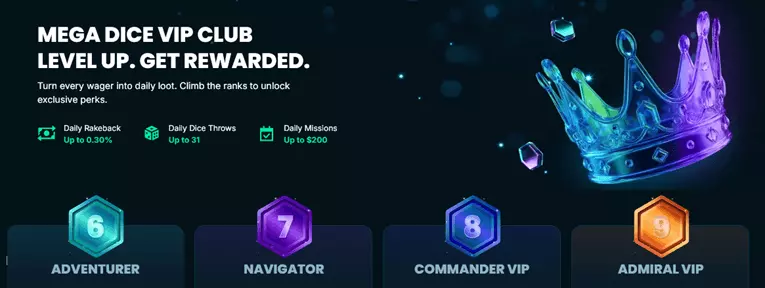 Megadice VIP Club