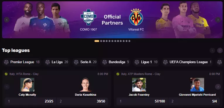 Playbet.io sports