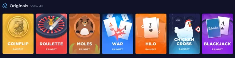 Rainbet originals