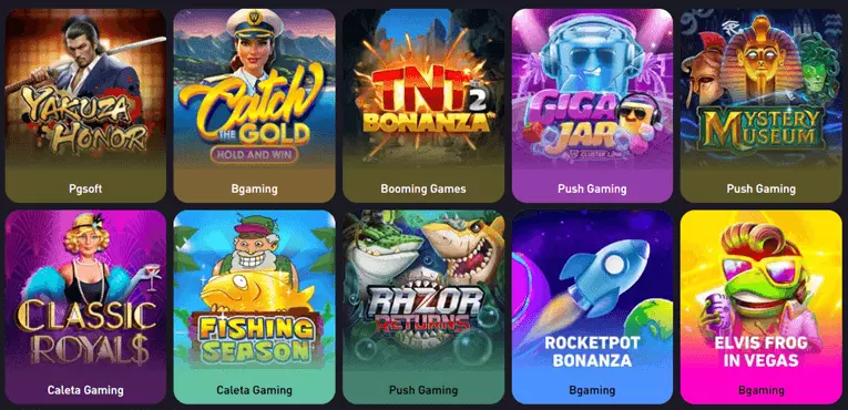 Rocketpot.io slots