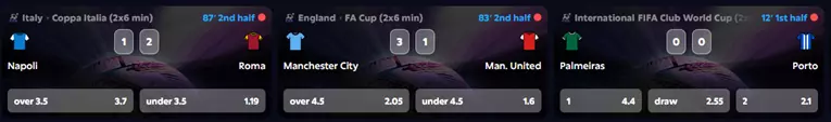 Roobet live-betting