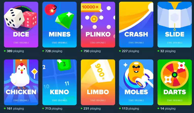 Stake us high RTP games