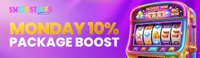 Sweepstakes Casino monday booster