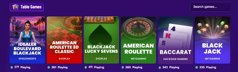 Table Games