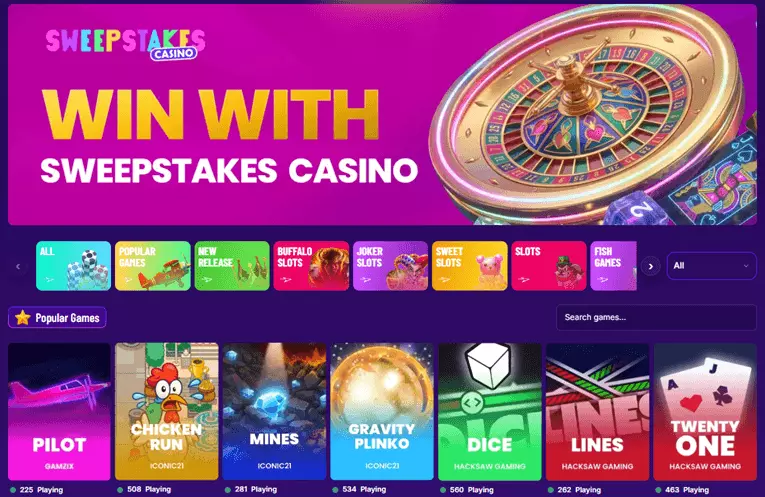 Sweepstakes Casino