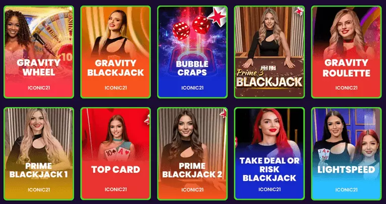 Thrillcoins live casino