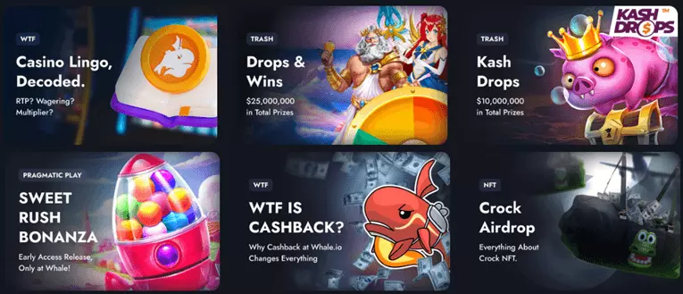 Whale promos