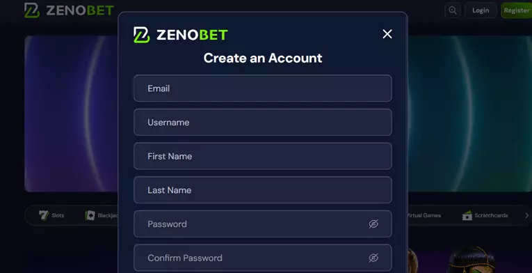 Zenobet register