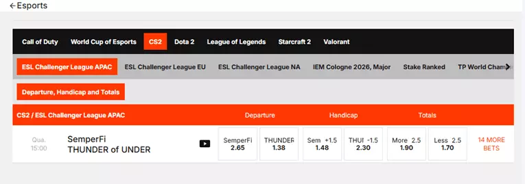 betWarrior esports