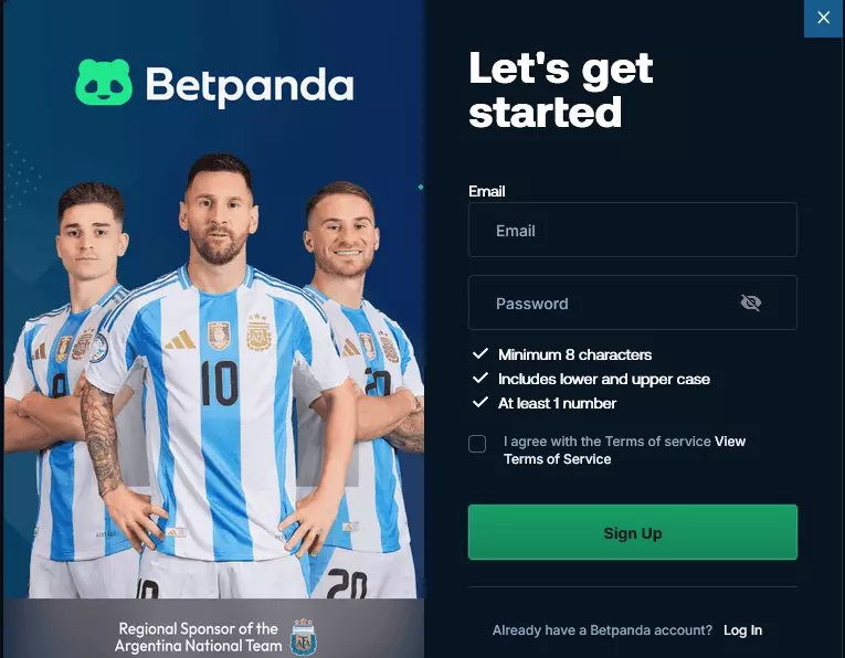 betpanda register