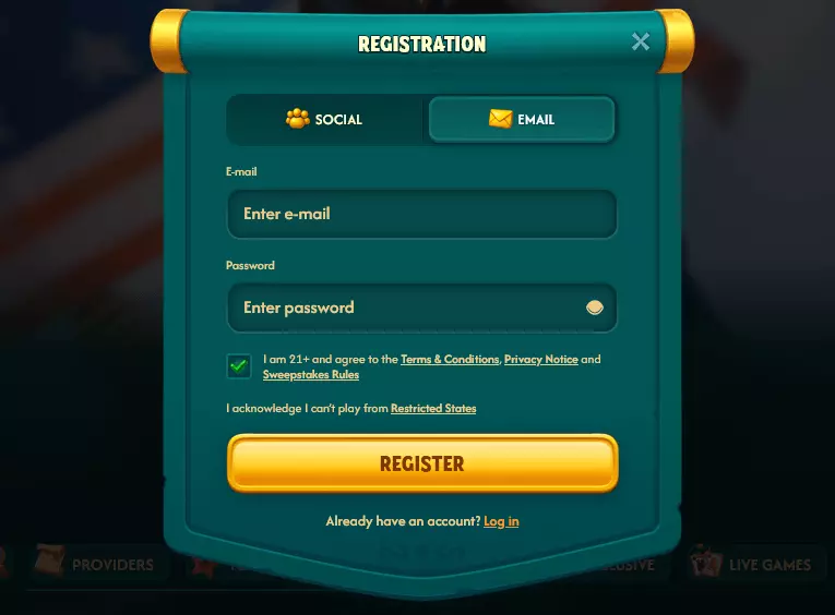 bigpirate register