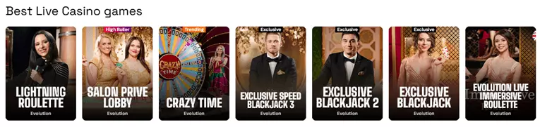bitcasino live games