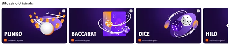 bitcasino originals