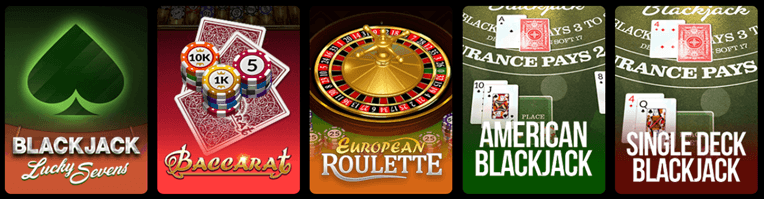 cider casino table games