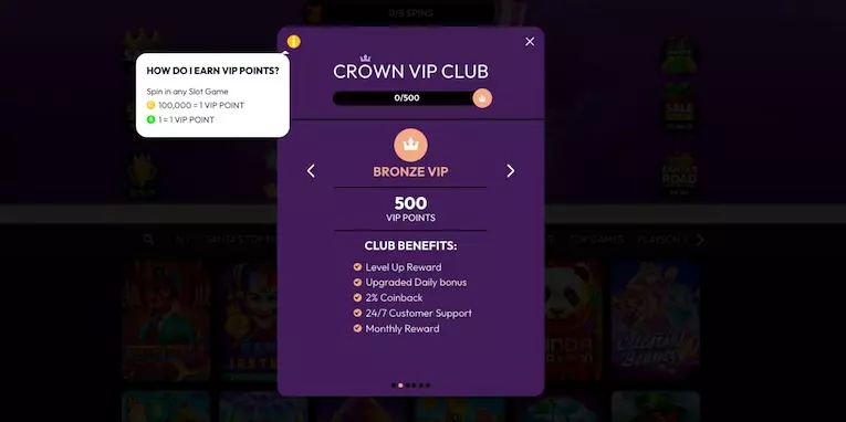 crowncoins vip club