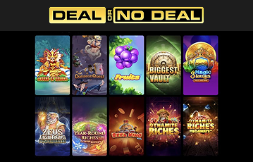 Deal Or No Deal Win Casino Games Selection