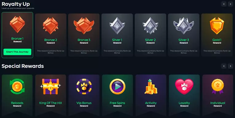 gamdom royalty up