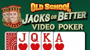 Old School Jacks or Better Video Poker