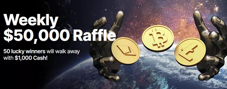 $50,000 Weekly Raffle