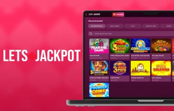 LetsJackpot laptop
