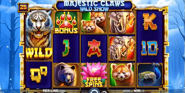 Majestic Claws Wild Snow