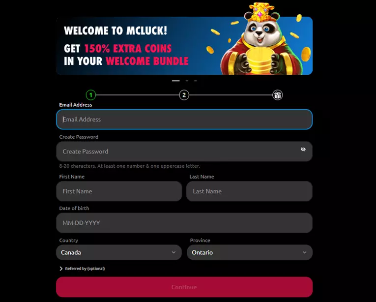 mcluck register