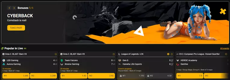 melbet esports
