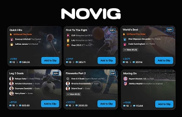 Trade contracts at Novig