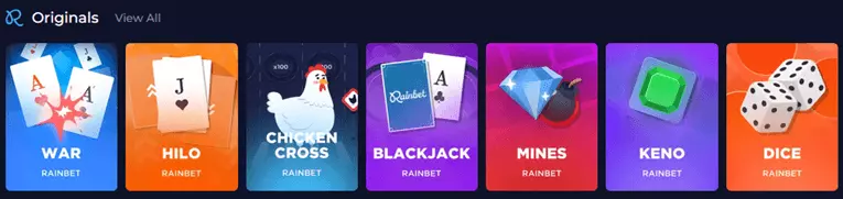 rainbet originals
