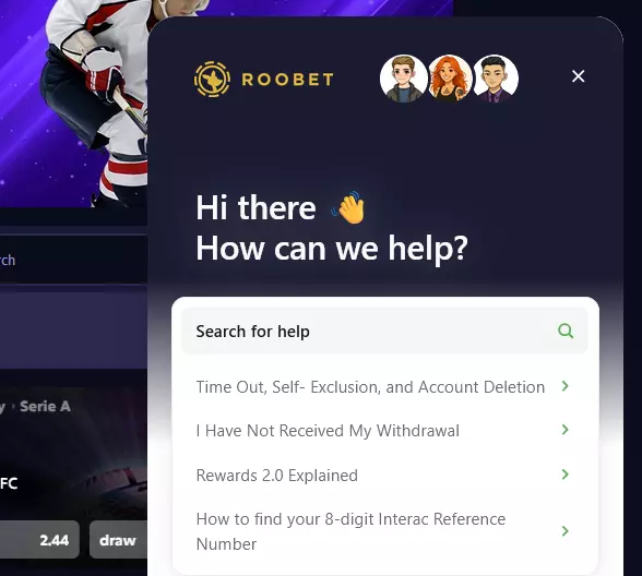 roobet support