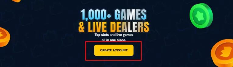 spinquest create an account