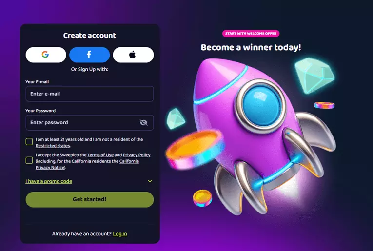 sweepico registration