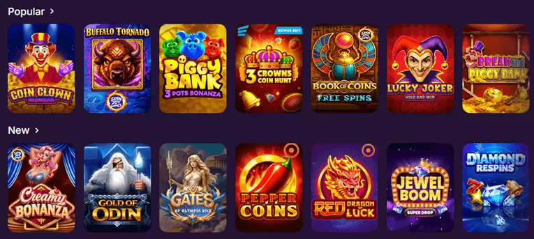 sweepking slots