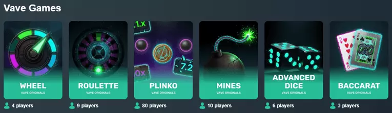 vave games