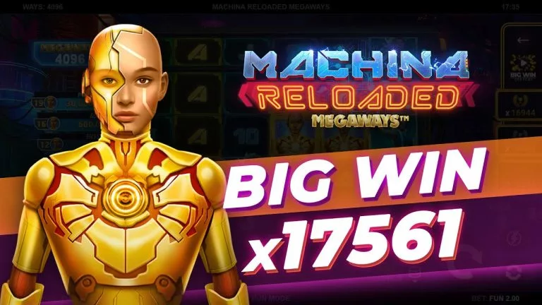 Video: x17561 win in Machina Reloaded Megaways™ | Big Win Replay
