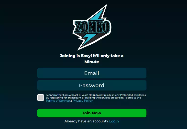 zonko registration